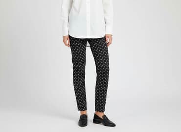 stradivarius spodnie cargo czarne: Stradivarius, Spodnie materiałowe damskie, rozmiar S — 1