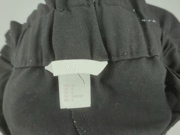 legginsy lateksowe z wysokim stanem: H&M, Material trousers for women, S — 4