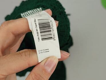 zielone bluzki z falbanką: Bluzka damska, rozmiar L — 5