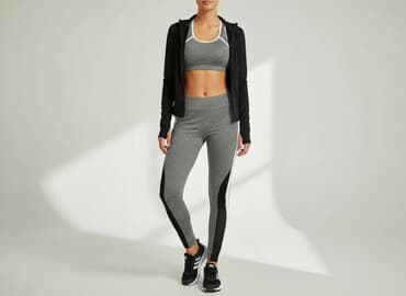 legginsy antycellulitowe masujące i wyszczuplające: Leggings Sports for women, size S — 1