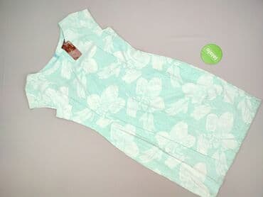 mohito sukienka niebieska w kwiaty: Sukienka damska, rozmiar 3XL — 2