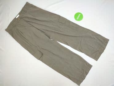 spodnie cargo moro stradivarius: H&M, Spodnie cargo damskie, rozmiar 2XL — 2