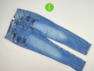 dżinsy girlfriend hm: H&M, Jeansy damskie, rozmiar M — 2