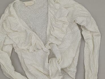 białe bluzki z haftem angielskim: Bluzka damska, rozmiar S — 1