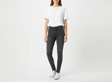 h m trampki czarne: H&M, Jeansy damskie, rozmiar 2XS — 7