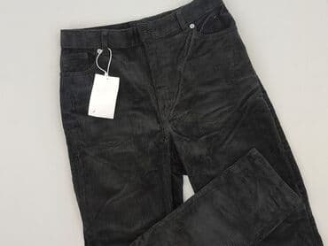 spodnie jeansy damskie klasyczne: Monki, Material trousers for women, size M (EU 38) — 1