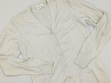 sweter dekolt serce: Bianca, Kardigan damski, rozmiar S — 1