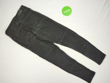 czarne jeansy bershka: Bershka, Jeansy damskie, rozmiar M — 3