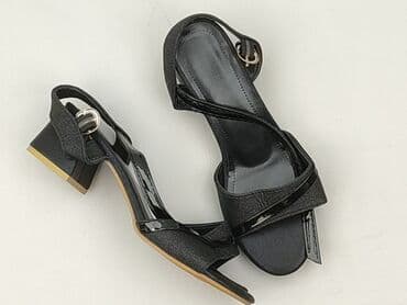 kozaki na koturnie lasocki: Sandały damskie, 36 — 1