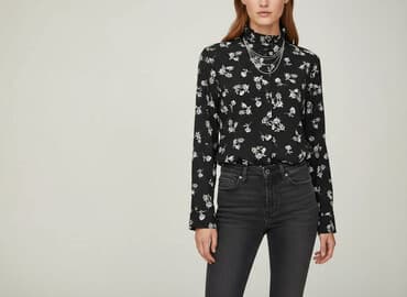 koszulka z długim rękawem guess: Gina Tricot, Koszula damska, M — 6