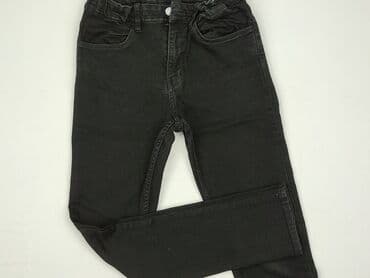 obcisłe sukienki: Spodnie jeansowe, H&M, 13 lat, 152/158, stan - Bardzo dobry — 1