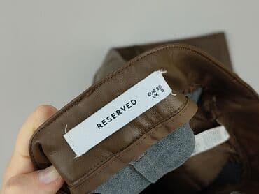 spodnie woskowane brązowe reserved: Reserved, Cargo for women, size S — 5