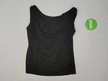 czarne bluzki z przezroczystymi rękawami: Bluzka damska, rozmiar S — 3