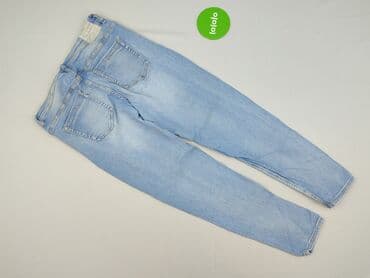 szerokie spodnie jeansowe zara: Zara, Jeansy damskie, rozmiar L — 3