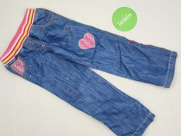 spodnie od pizamy w hello kitty: Jeans, F&F, 5-6 years, 110/116, condition - Very good — 2
