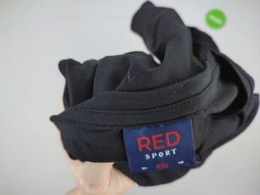 szeroki czerwony pasek do sukienki: Red, Koszulka dla mężczyzn, 6XL — 5