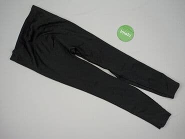czarne legginsy ciążowe: Legginsy Eleganckie damskie, rozmiar L — 2