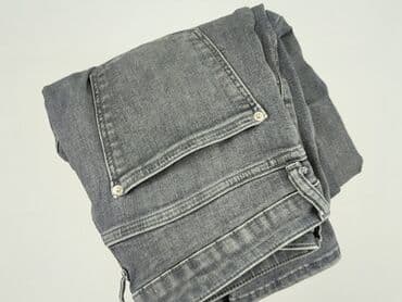szare jeansy damskie stylizacje: Jeansy damskie, rozmiar M — 5