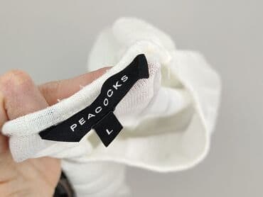 biale bluzki hm: Peacocks, Bluzka damska, rozmiar L — 4