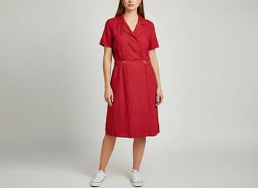 bonprix sukienki czerwone: Esmara, Sukienka damska, rozmiar L — 7