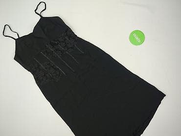 dlugie: Black, Sukienka damska, rozmiar 2XS — 2