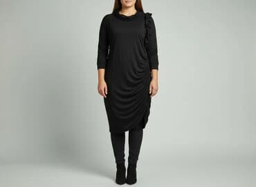 czarne sukienki na wesele dla puszystych: Simply Be, Sukienka damska, rozmiar 2XL — 6