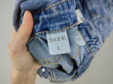 c a spodnie damskie z wysokim stanem: Jeansy damskie, rozmiar L — 4