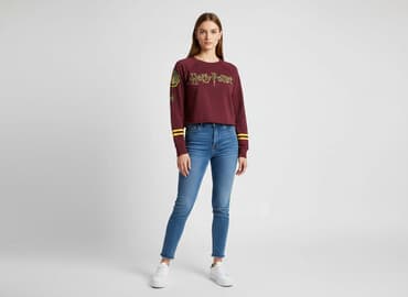 harry potter bez koszulki: Sinsay, Bluza damska
, rozmiar XS — 1