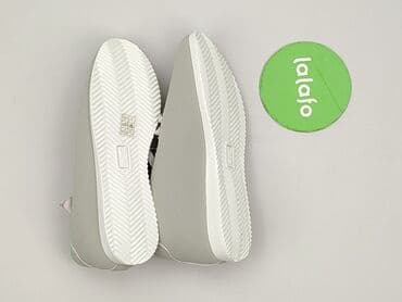 czarna sukienka i białe trampki: Sneakersy damskie, rozmiar 38 — 4