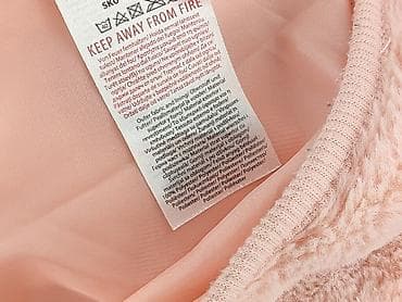 dresy armani: Różowa pluszowa bluza/kurtka z kapturem dla dziewczynki - Marka — 5