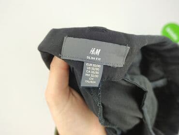 h m spodnie damskie czarne: H&M, Spodnie materiałowe damskie, rozmiar L — 4