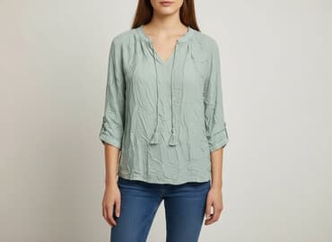 bluzka kolor miętowy: Street One, Women's blouse, size S — 1