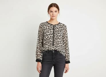 bluzka damska w panterkę: Bluzka damska, rozmiar S — 1