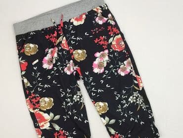 legginsy damskie kwiaty: Spodnie 3/4 damskie, rozmiar M — 1