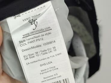 buty vices klapki: Vero Moda, Spodnie materiałowe damskie, rozmiar M — 5