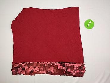 etola: Red, Ponczo damskie, rozmiar One size — 3