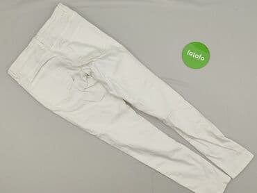 biale szerokie jeansy: Sinsay, Jeansy damskie, rozmiar M — 3