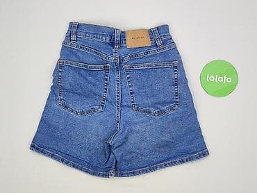 szorty len: PULL&BEAR, Szorty damskie, rozmiar 2XS — 3