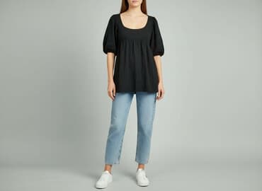 eleganckie bluzki czarne: Wybierz, Bluzka damska, rozmiar L — 6