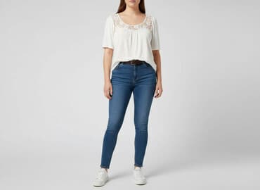 białe luźna bluzki: Bluzka damska, rozmiar 2XL — 6