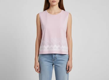 kamizelka damska krótka h m: H&M, T-shirt damski, rozmiar M — 7