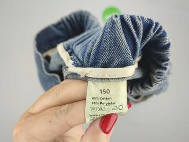 czarne jeansy elastyczne: Spodnie jeansowe, 12 lat, 152, stan - Bardzo dobry — 4