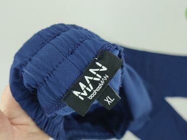 spodnie dresowe z napisami: BoohooMAN, Spodnie cargo damskie, XL — 4