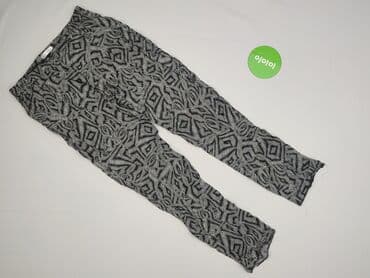 Women: Oodji, Material trousers for women, M — 2