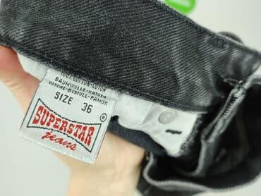 legginsy woskowane wysoki stan: SuperStar, Jeansy damskie, rozmiar S — 5