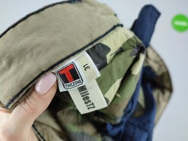 patchworkowe spodnie: Spodnie 3/4 dla mężczyzn, M — 5