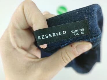 jeansy damskie podarte: Reserved, Брюки жіночі, розмір XS — 4