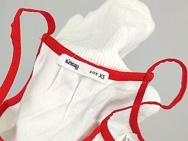 biale klapki sinsay: Sinsay, Top damski, rozmiar XS — 4