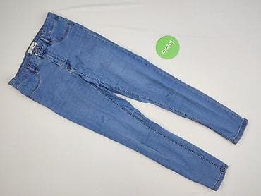 jeansy patchworkowe: Jeansy damskie, rozmiar M — 2