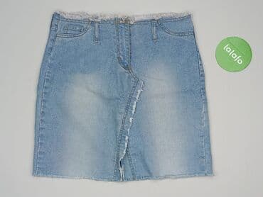 spódniczka dżinsowe z wysokim stanem: Spódnica damska, rozmiar XL — 2